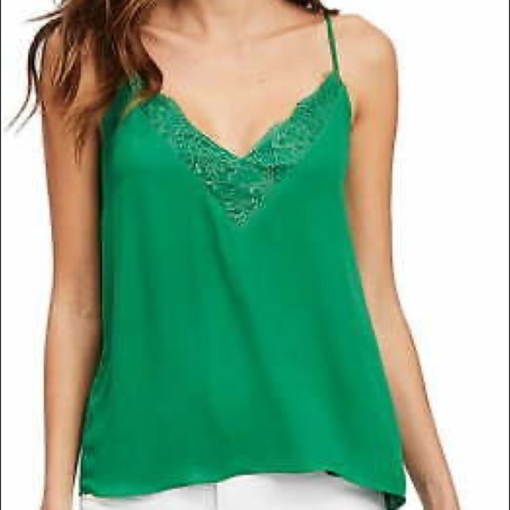 Socialte Green Silk Cami